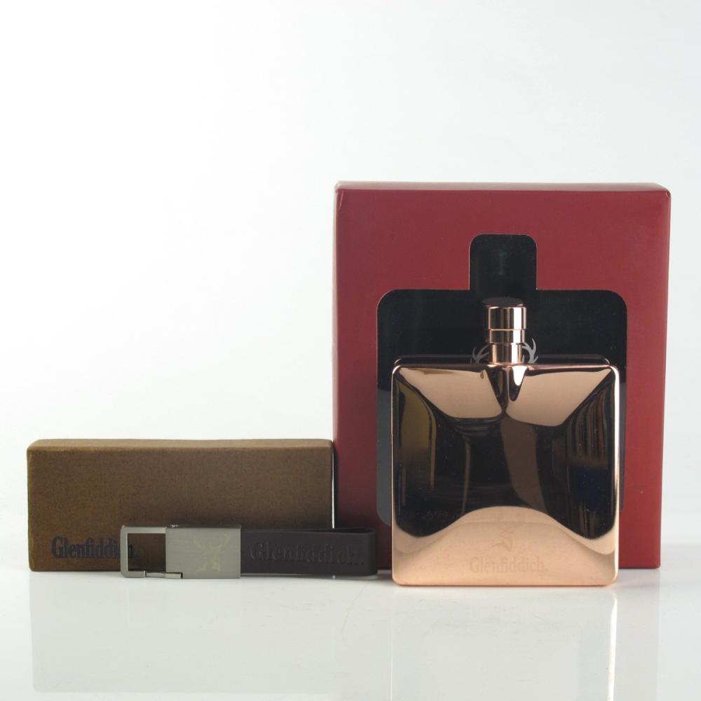 Glenfiddich Hip Flask and Keyring