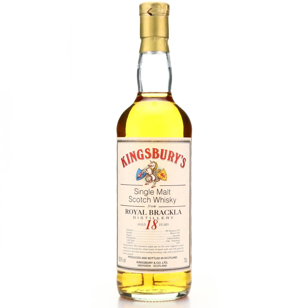 Royal Brackla 1979 Kingsbury 18 Year Old