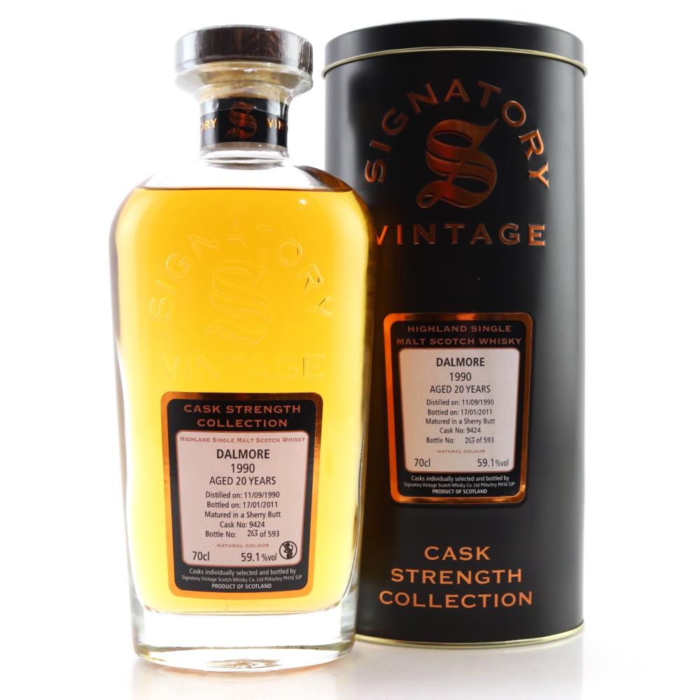 Dalmore 1990 Signatory Vintage 20 Year Old Cask Strength