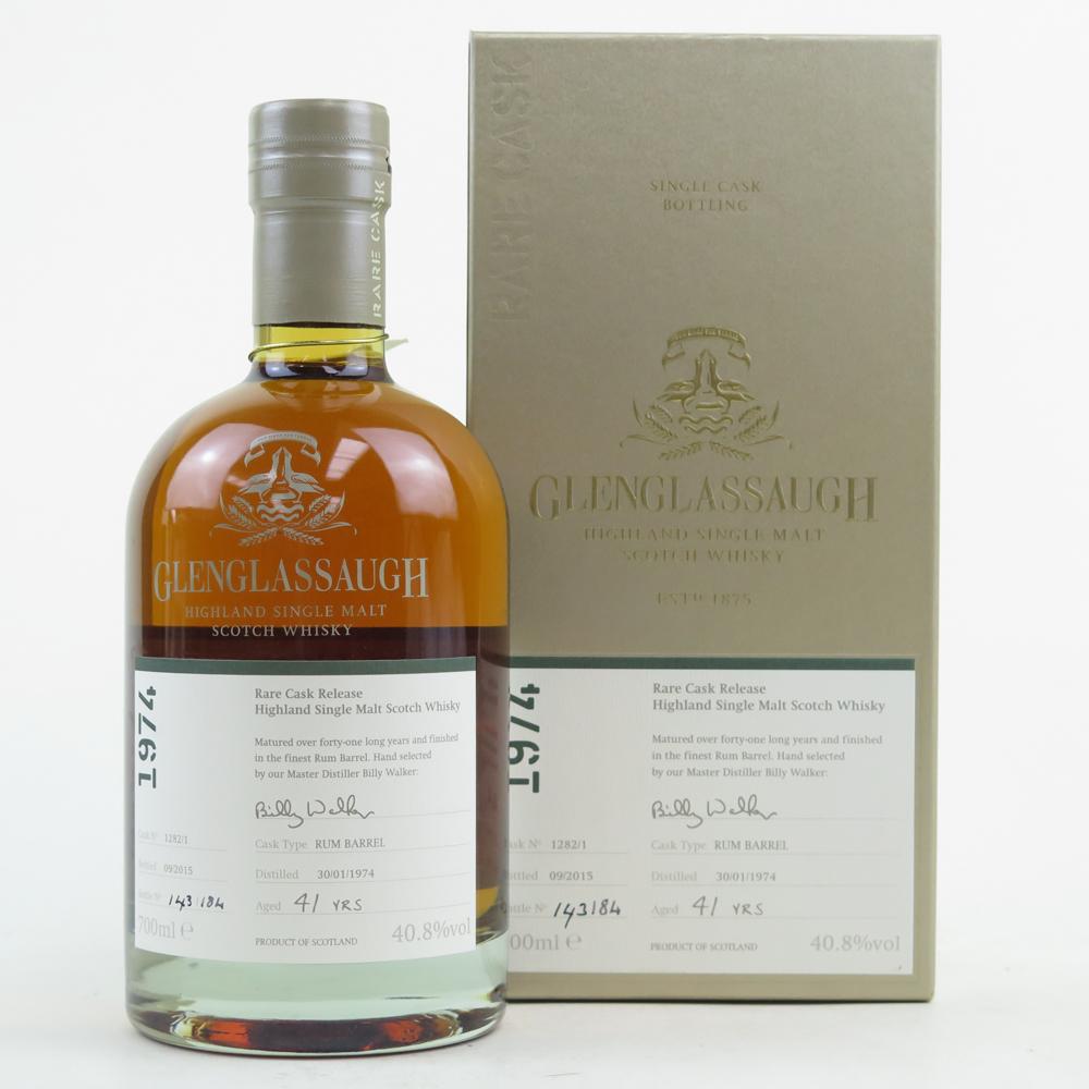 Glenglassugh 1974 Single Cask 41 Year Old / Rum Barrel