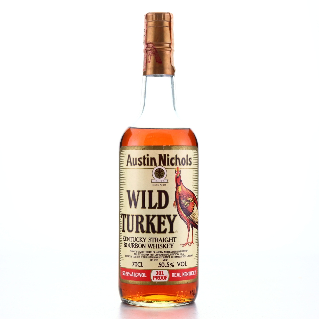 Wild Turkey 101 Proof Kentucky Straight Bourbon 1991
