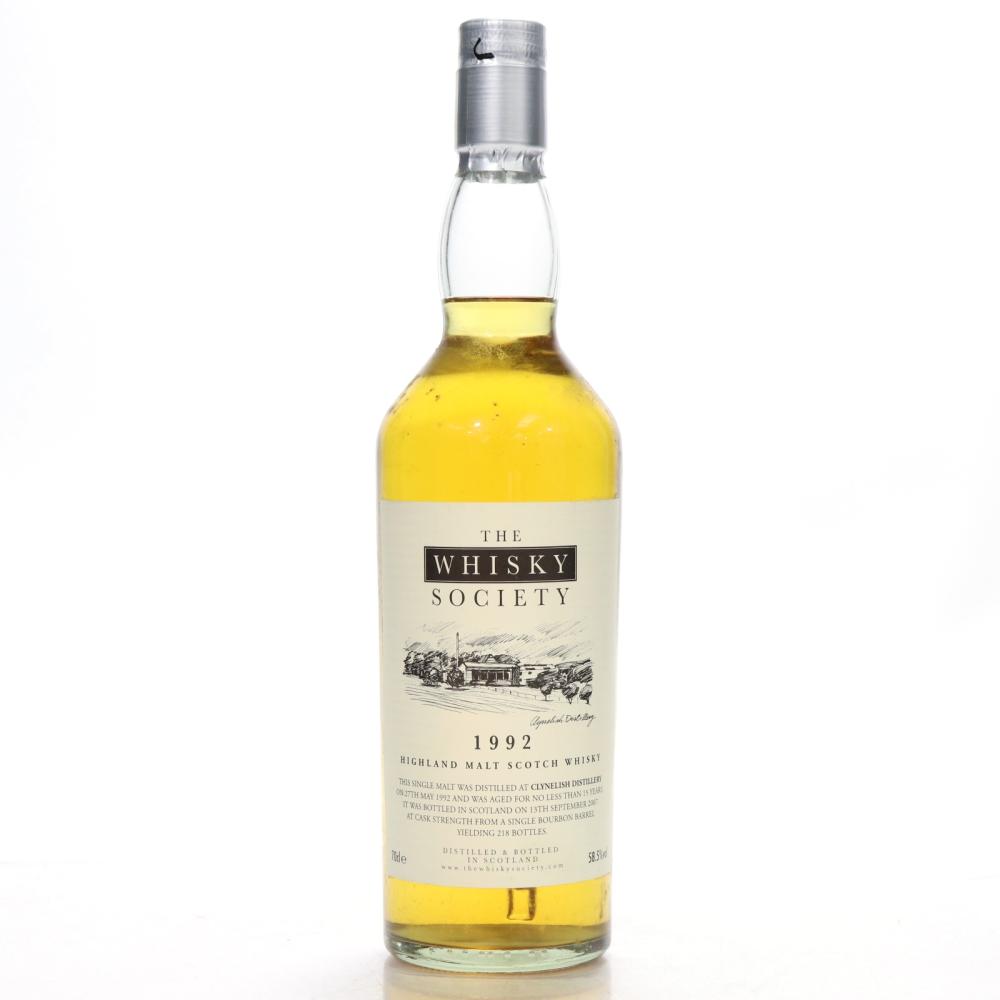 Clynelish 1992 Whisky Society 15 Year Old