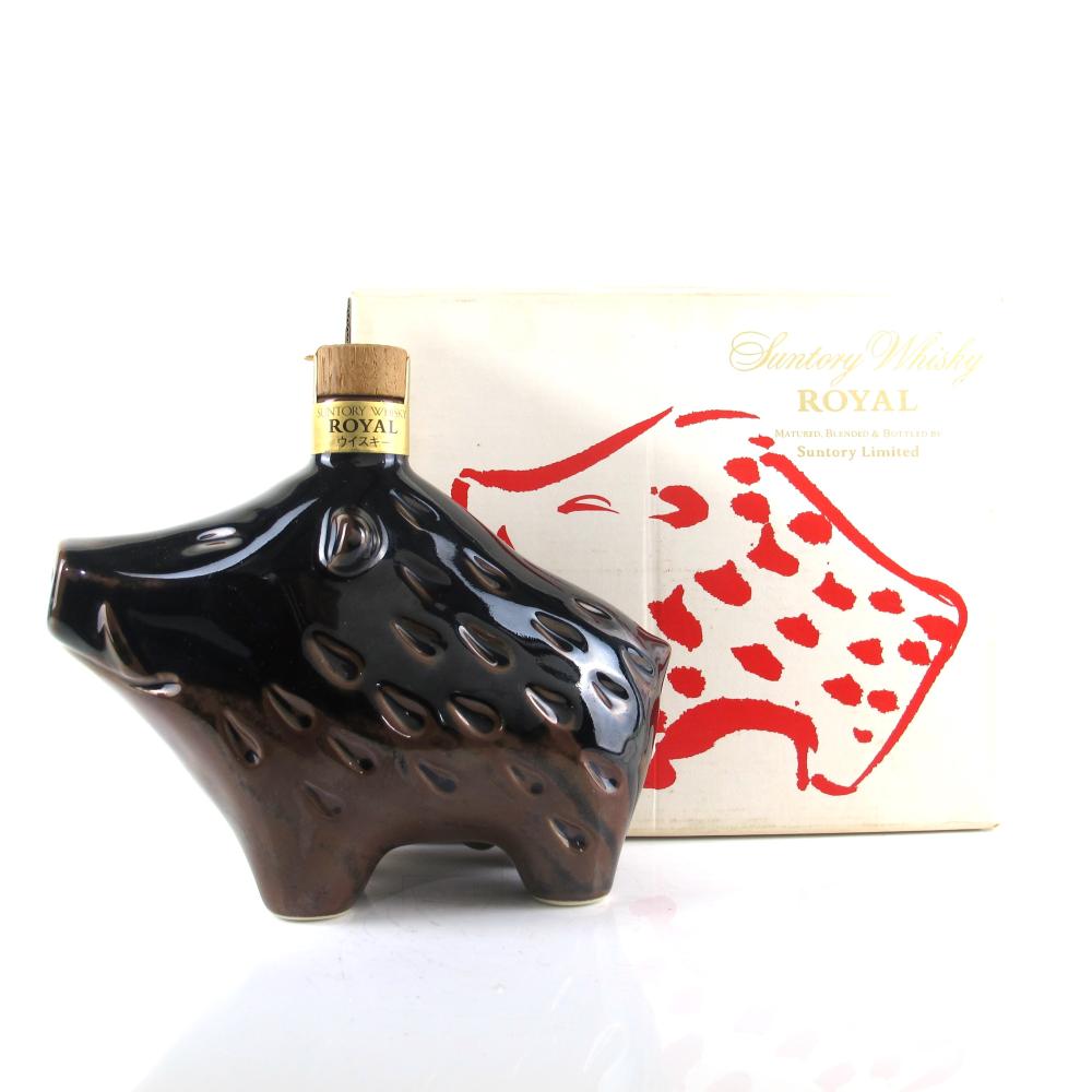 Suntory Royal 12 Year Old 60cl / Year of the Pig Decanter