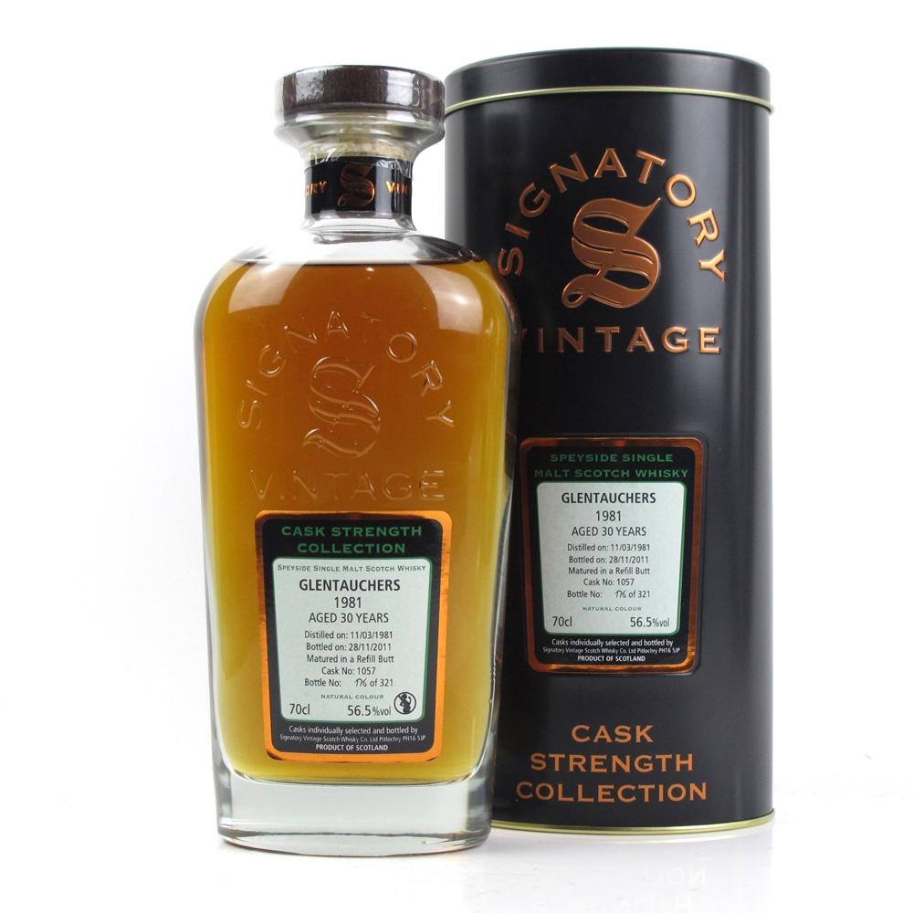 Glentauchers 1981 Signatory Vintage 30 Year Old