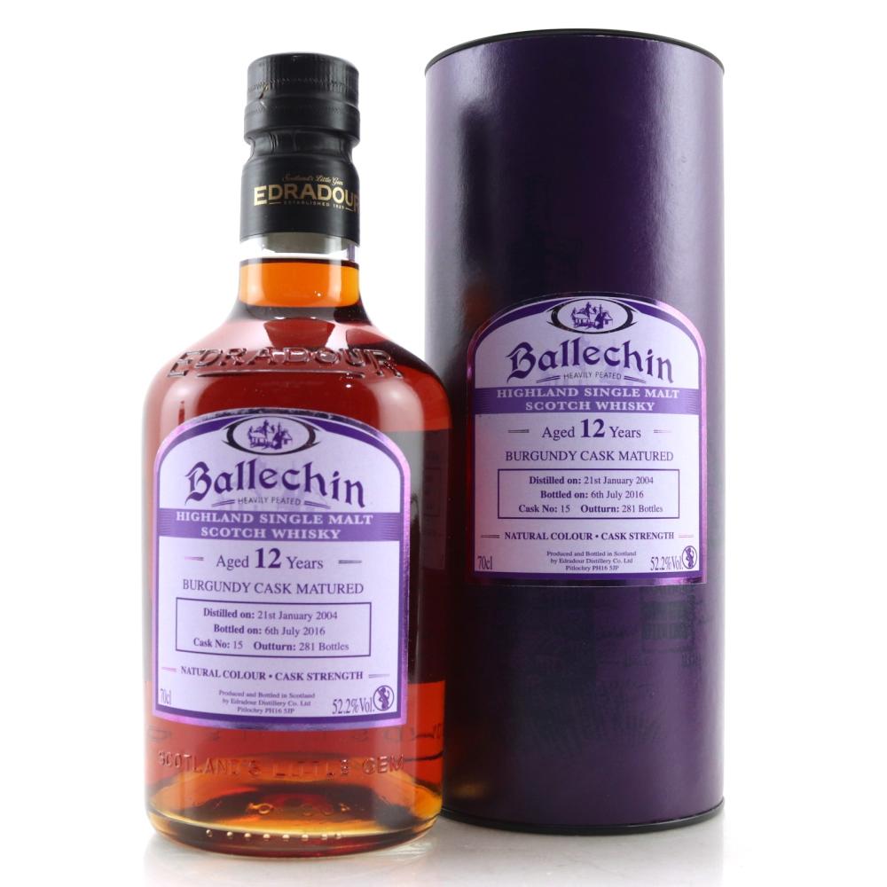 Ballechin 2004 Burgundy Cask 12 Year Old