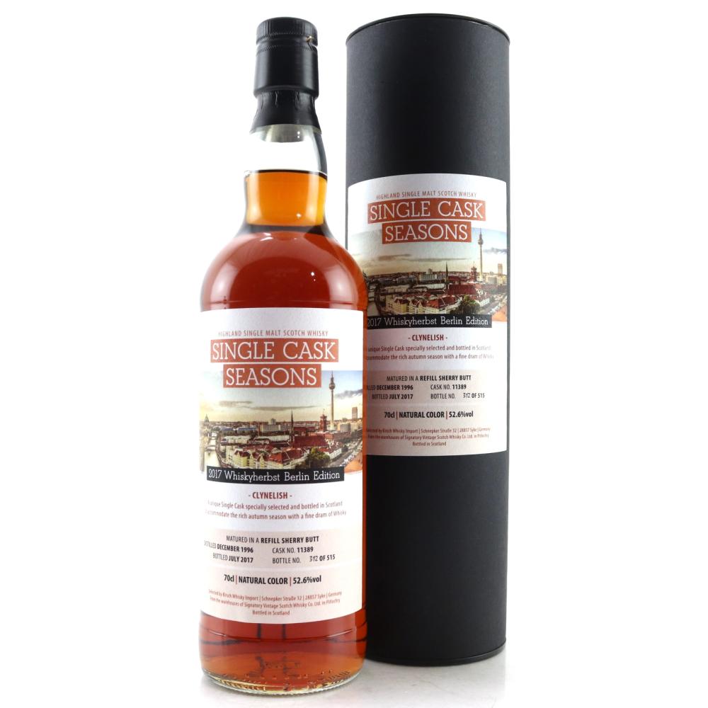 Clynelish 1996 Kirsch Whisky / 2017 Whiskyherbst Berlin Edition