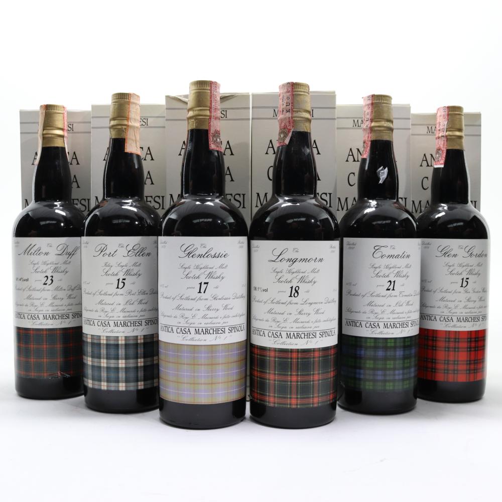 Sestante Marchesi Spinola Collection No.1 6 x 70cl / including Port Ellen 1974