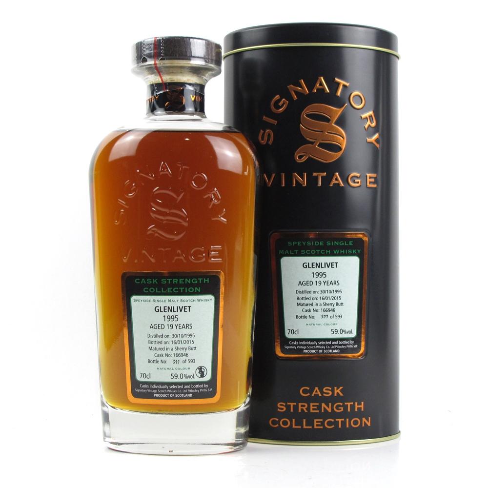 Glenlivet 1995 Signatory Vintage 19 Year Old
