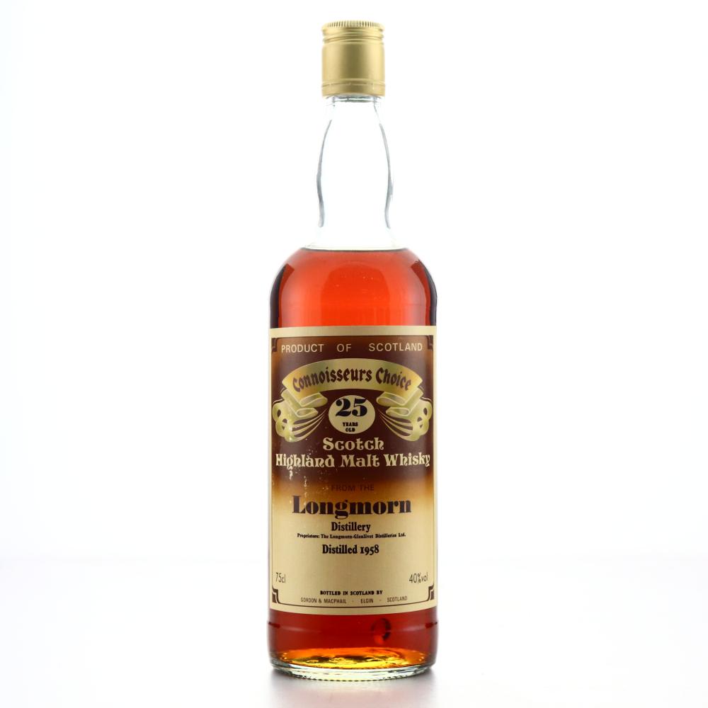Longmorn 1958 Gordon and MacPhail 25 Year Old