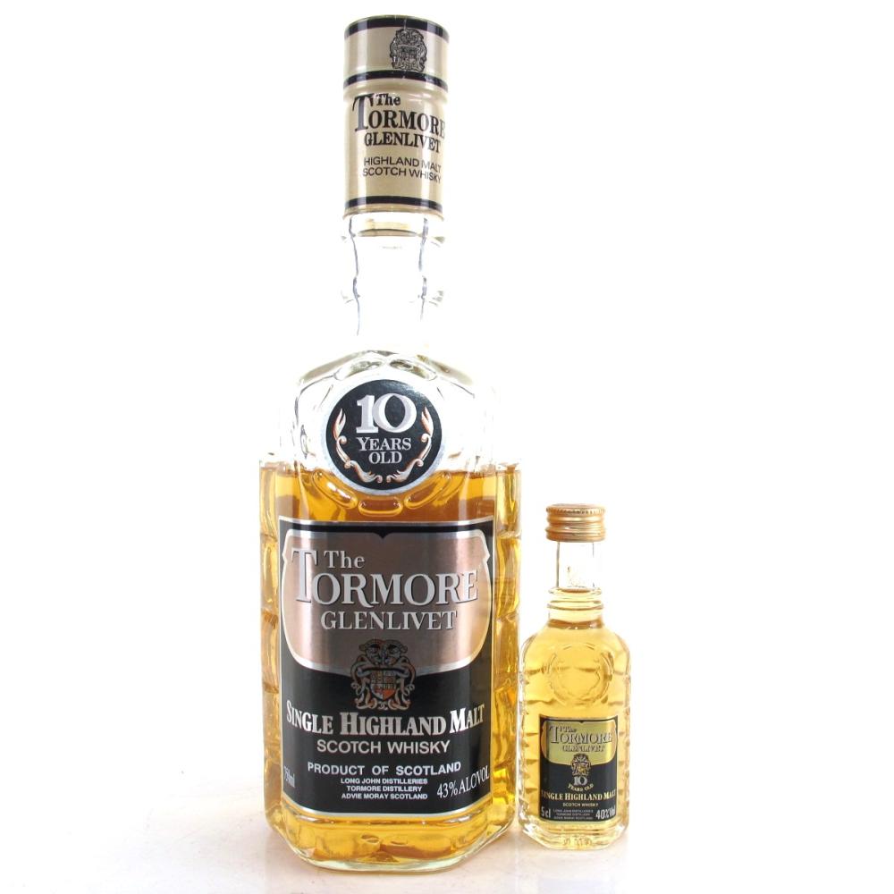 Tormore 10 Year Old 1980s / with Miniature 5cl