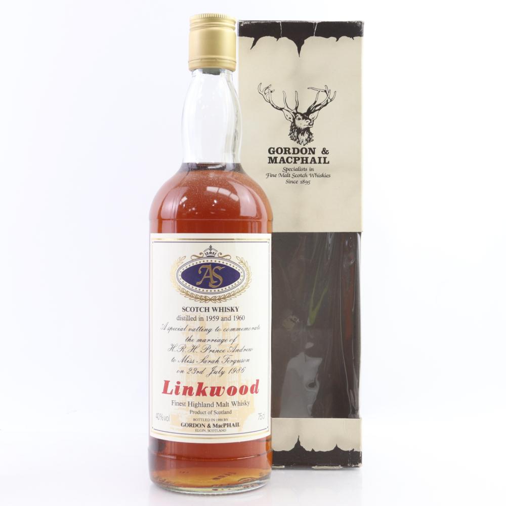 Linkwood 1959/1960 Gordon and MacPhail Royal Marriage 1986