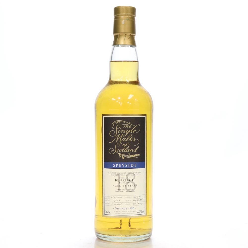 Benriach 1990 Single Malts of Scotland 18 Year Old