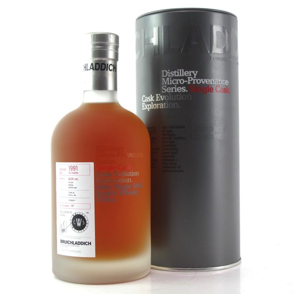 Bruichladdich 1991 Micro Provenance Single Cask 25 Year Old #15/287-22 / China Exclusive