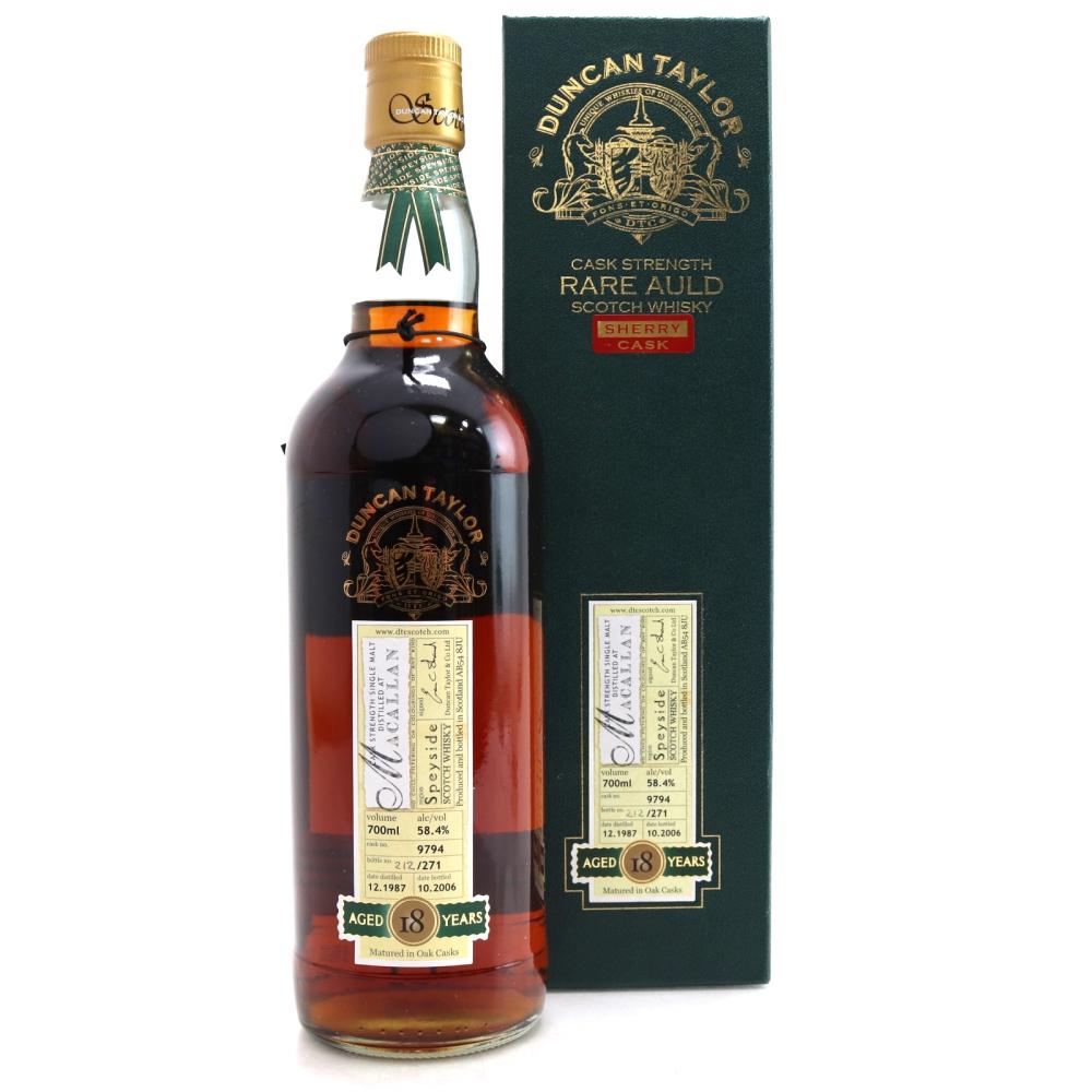Macallan 1987 Duncan Taylor 18 Year Old