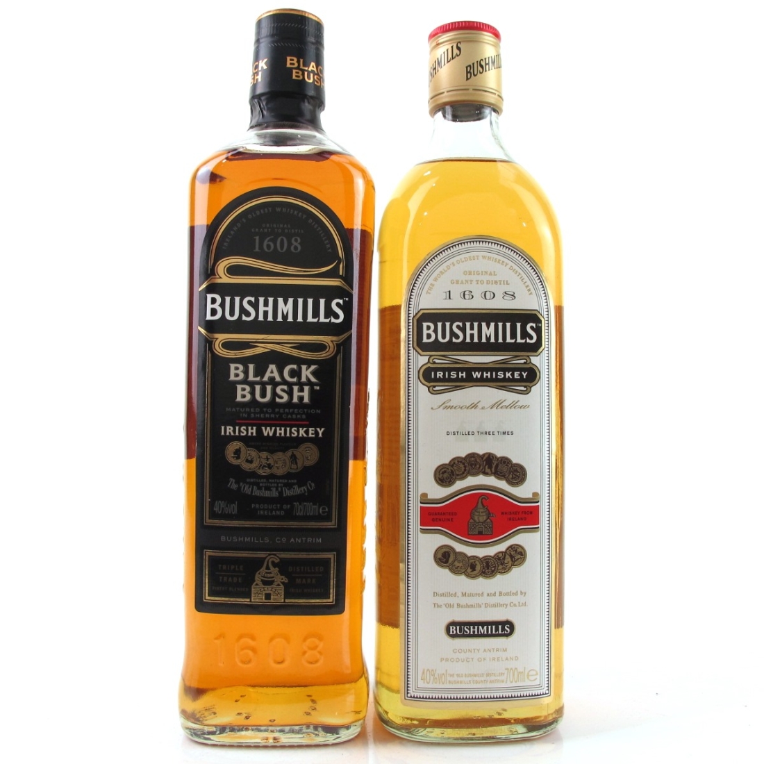 Bushmills Irish Whiskey Selection 2 x 70cl