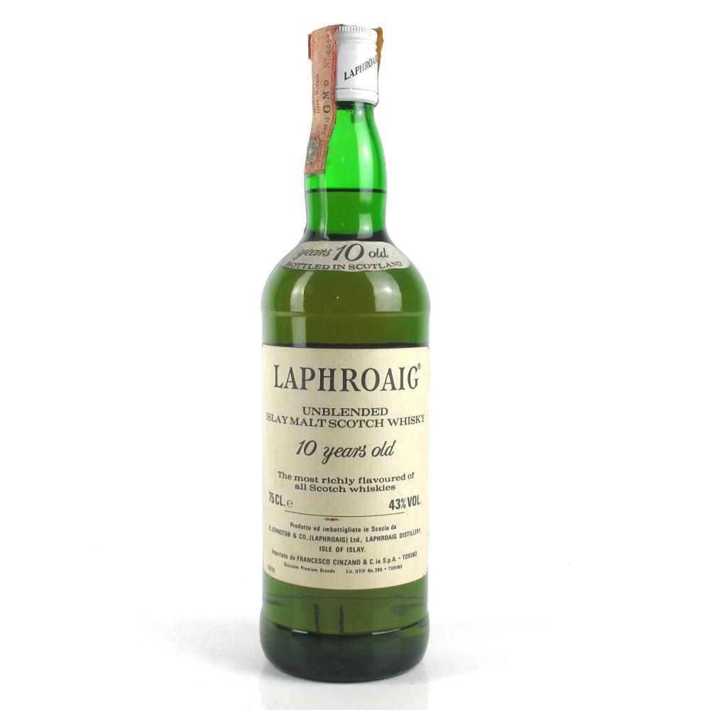 Laphroaig 10 Year Old 1970s/80s / Cinzano Import