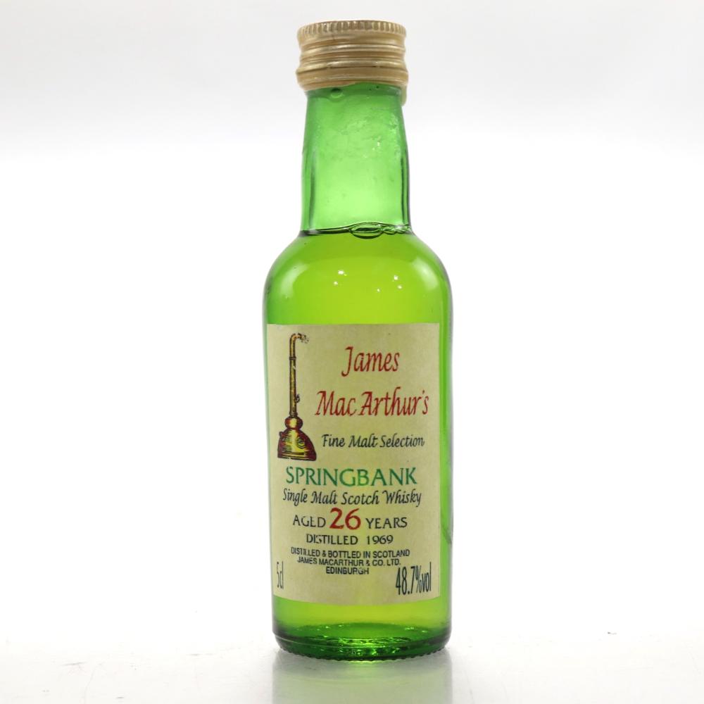 Springbank 1969 James MacArthur 26 Year Old Miniature 5cl