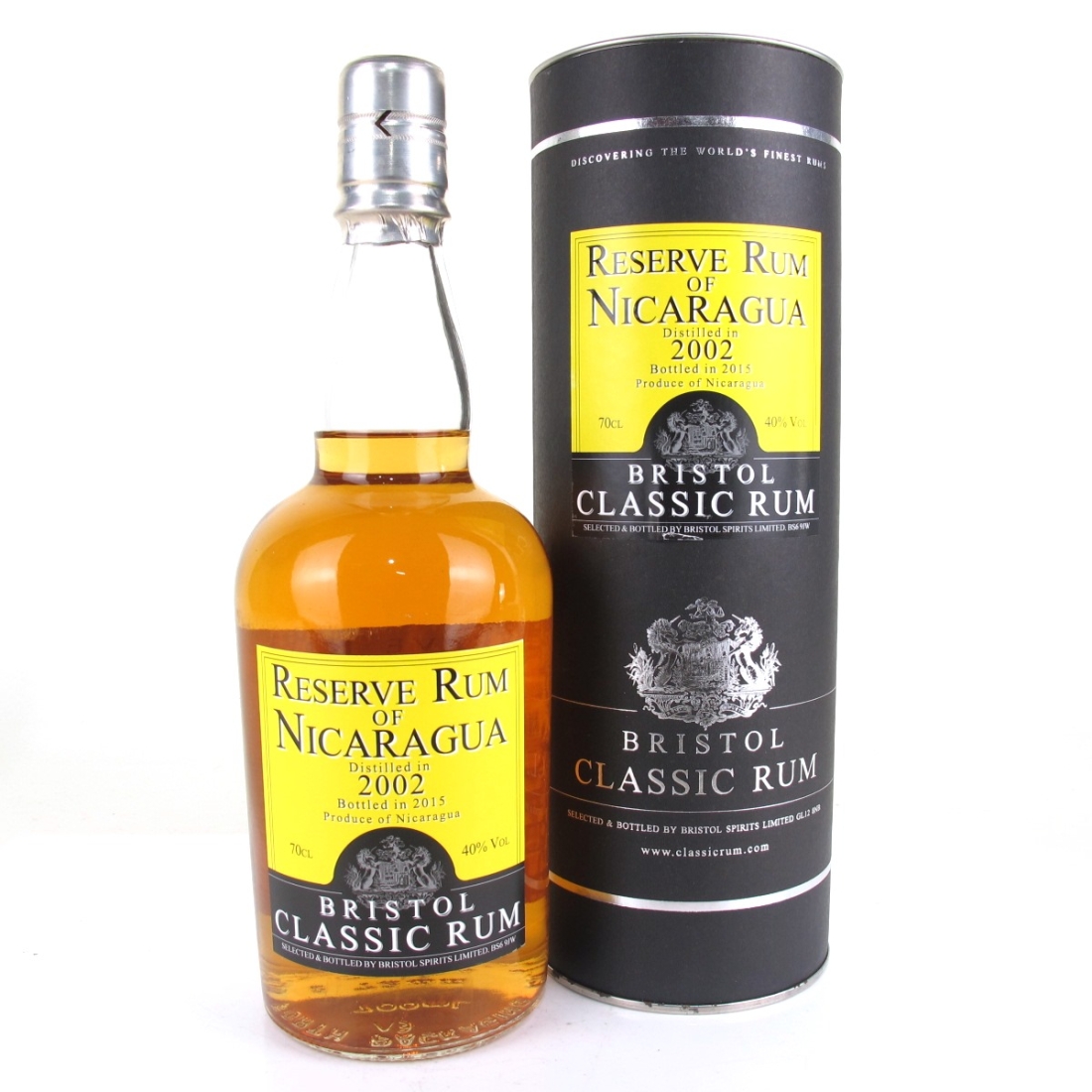 Nicaragua 2002 Bristol Classic Reserve Rum