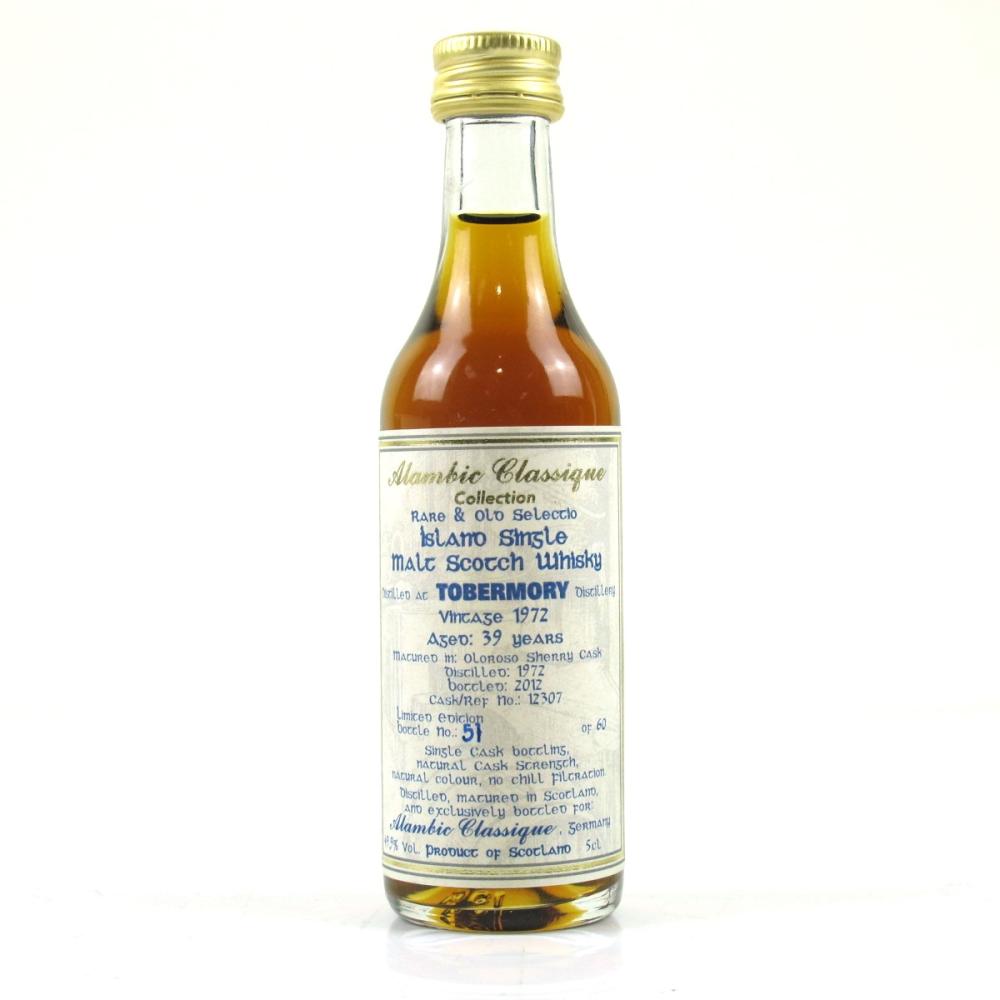 Tobermory 1972 Alambic Classique 39 Year Old / 5cl