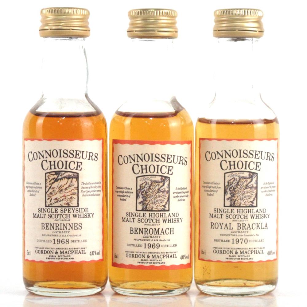 Speyside Miniature Selection 3 x 5cl / including Benrinnes 1968