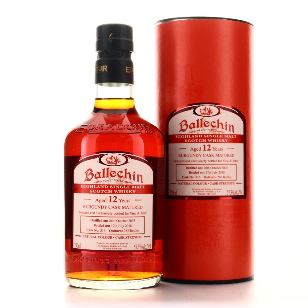 Ballechin 2005 Burgundy Cask 12 Year Old