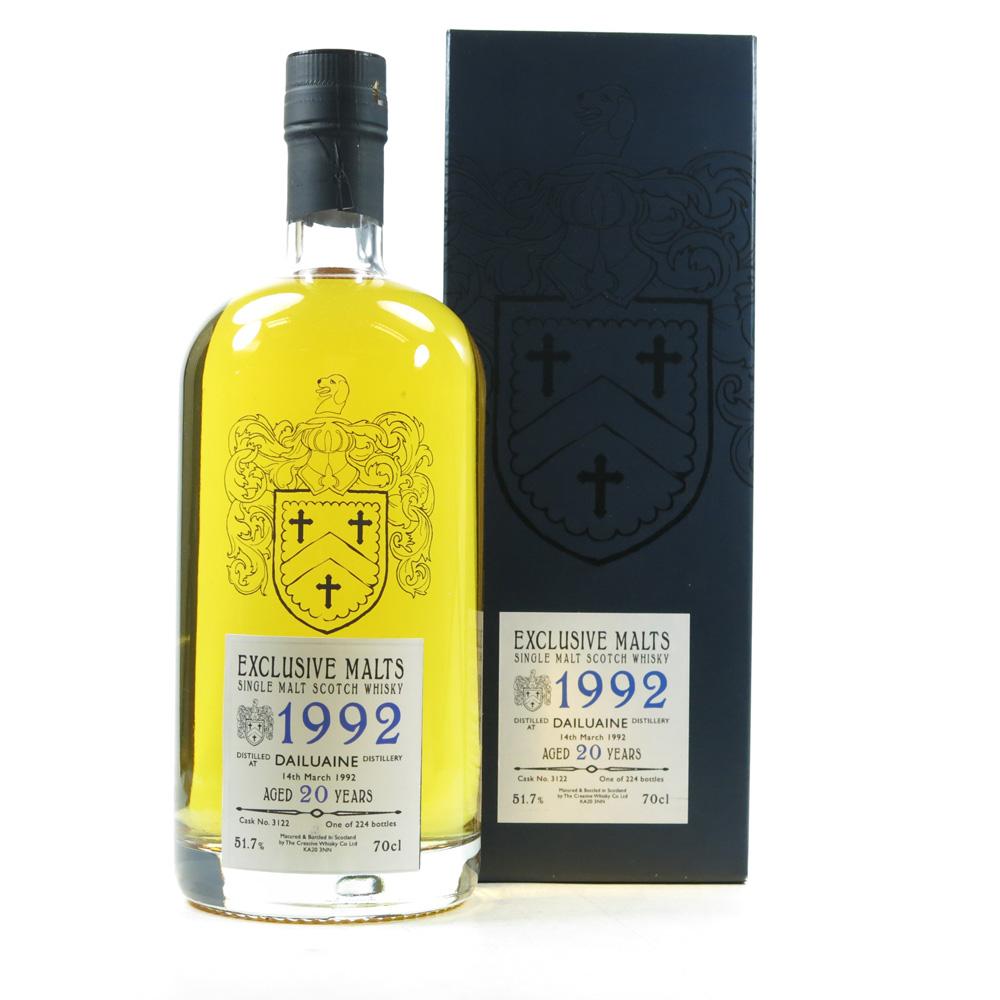 Dailuaine 1992 Exclusive Malts 20 Year Old