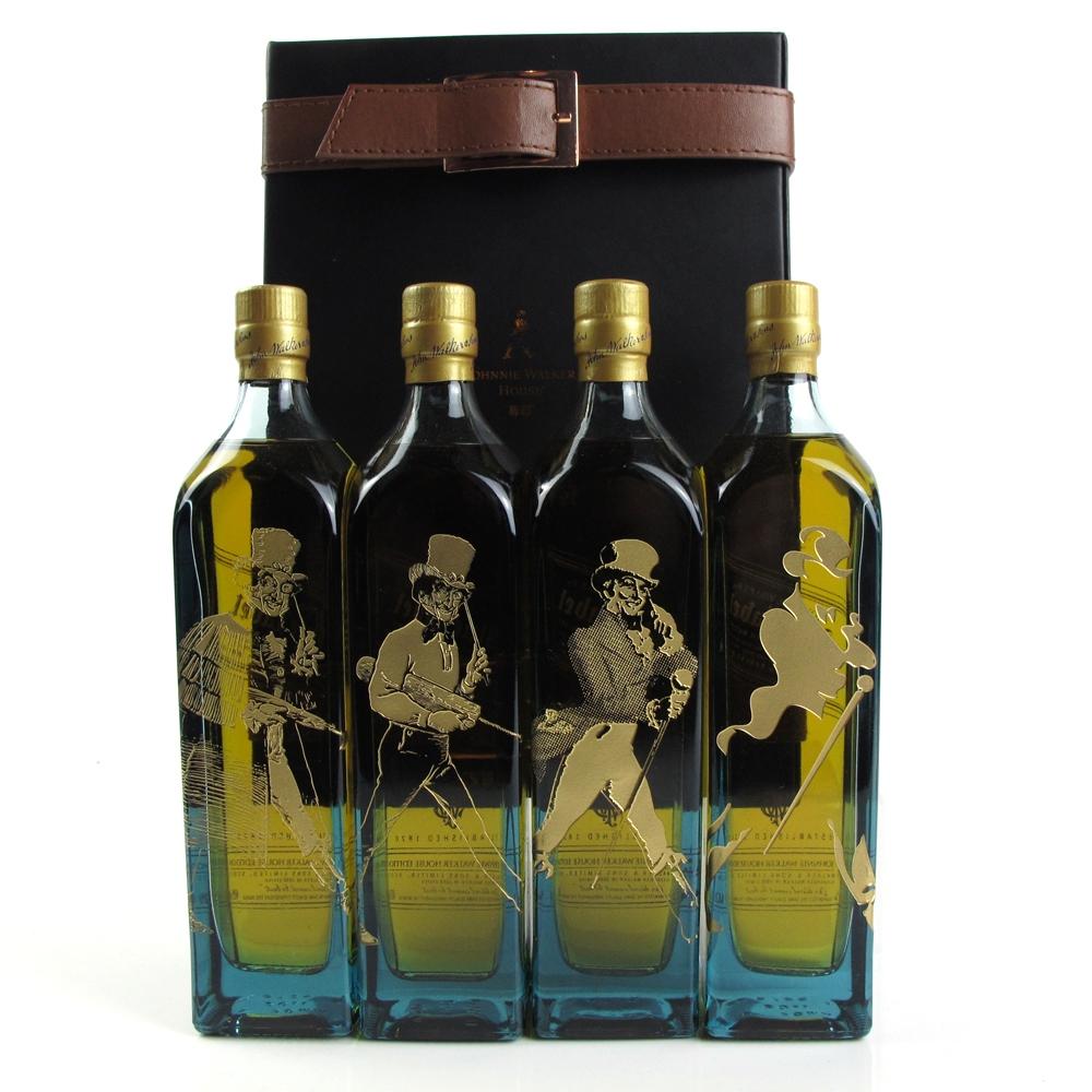 Johnnie Walker Blue Label /  Johnnie Walker House 4 x 20cl