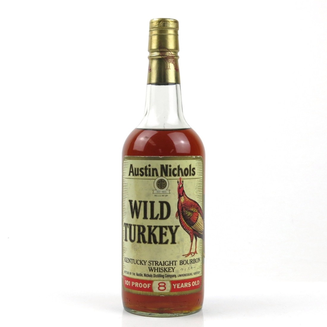Wild Turkey 101 Proof 8 Year Old 1989