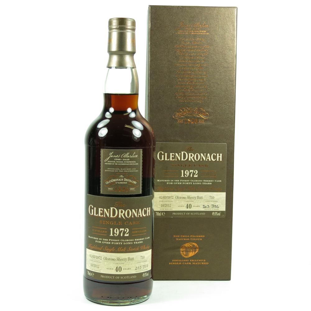 Glendronach 1972 40 Year Old Single Cask #710