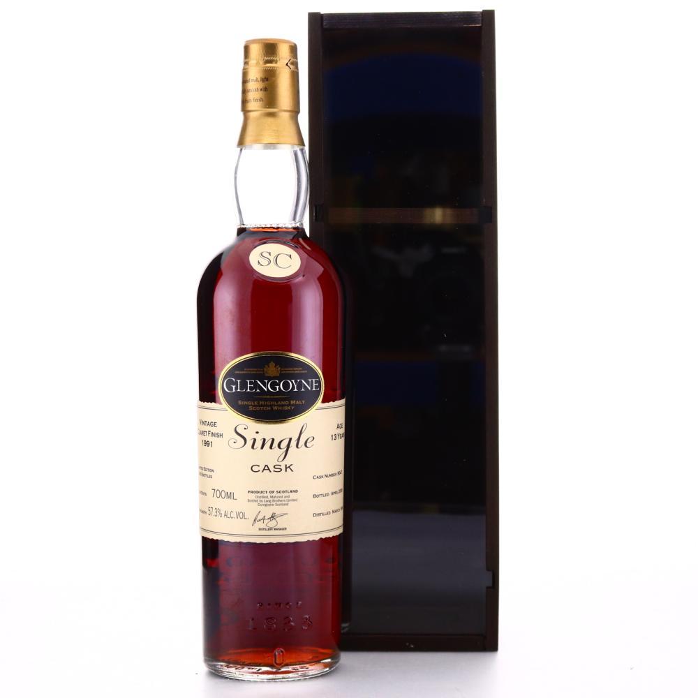 Glengoyne 1991 Single Cask 13 Year Old Claret Finish