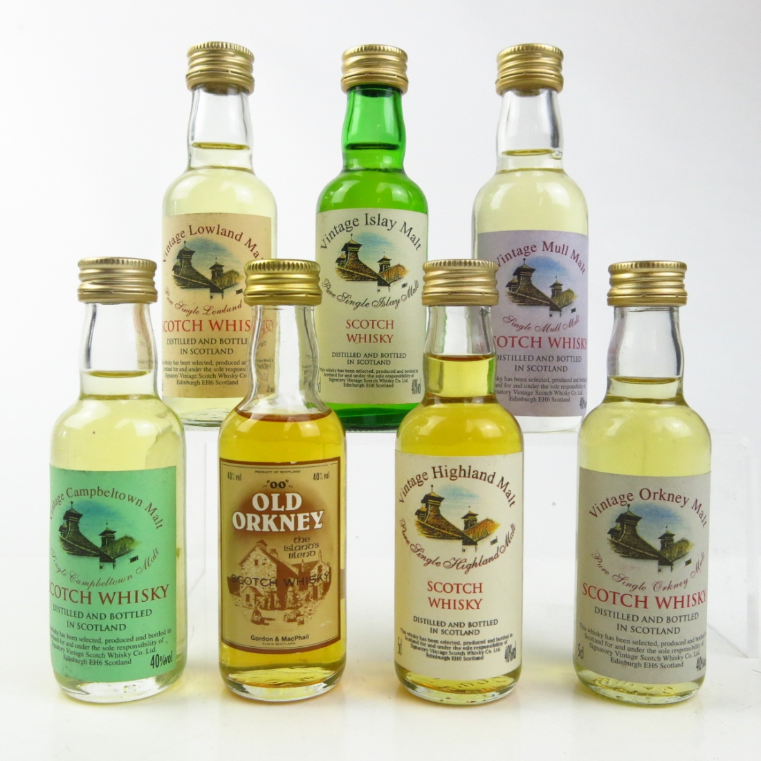 Miscellaneous Regional Single Malt Selection 7 x 5cl