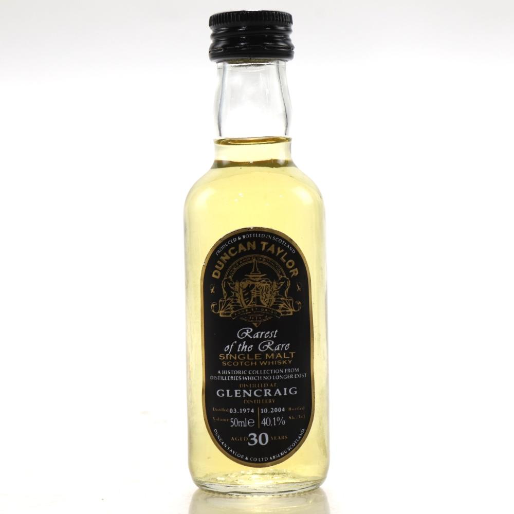 Glencraig 1974 Duncan Taylor 30 Year Old Miniature 5cl