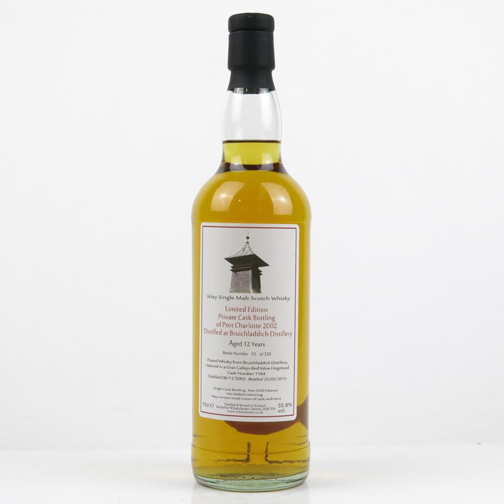 Port Charlotte 2002 Whisky Broker 12 Year Old