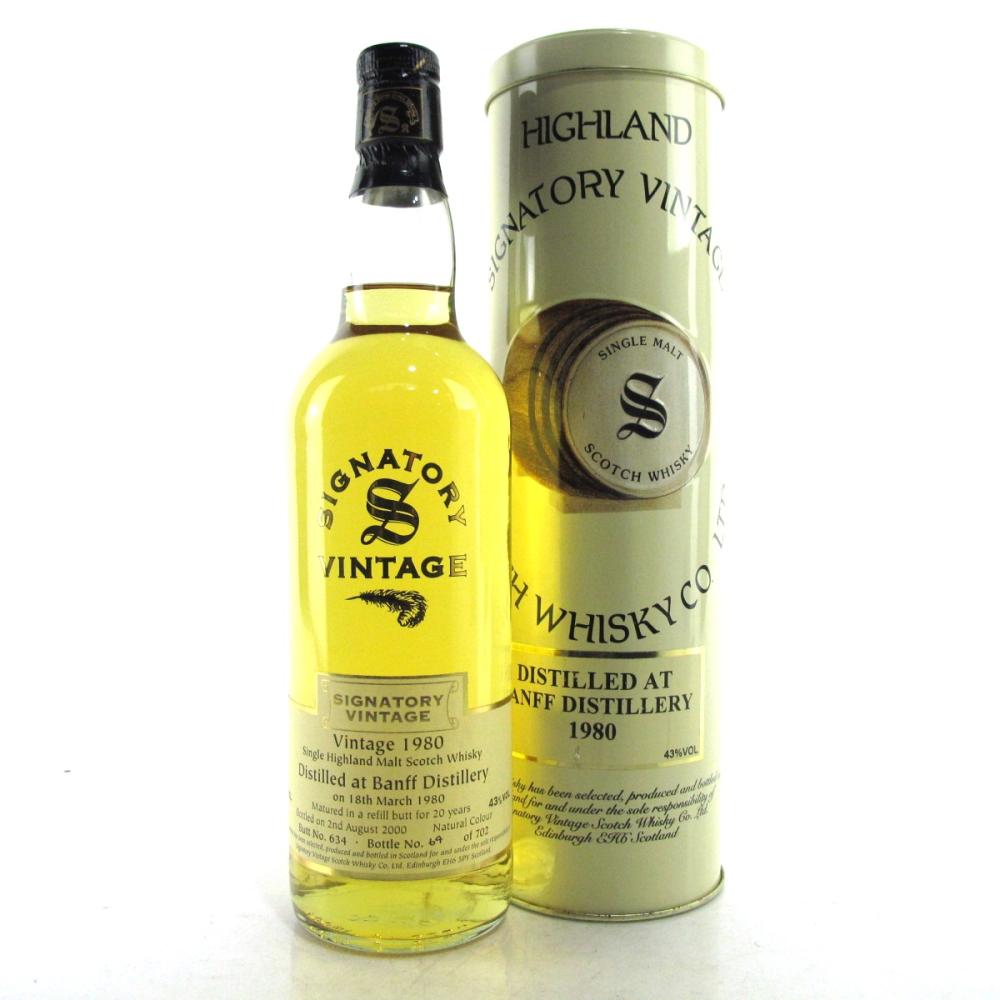 Banff 1980 Signatory Vintage 20 Year Old