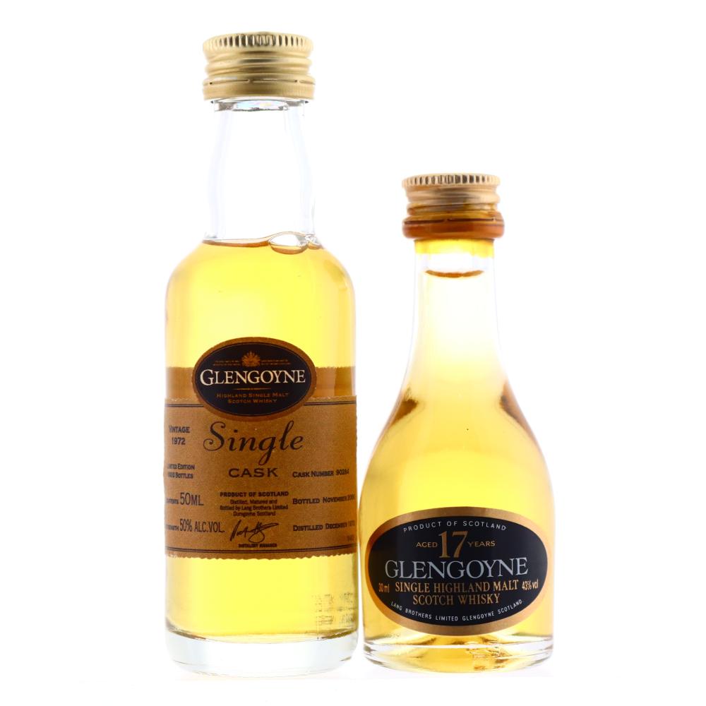 Glengoyne Miniature Selection x 2 / including 1972 Single Cask
