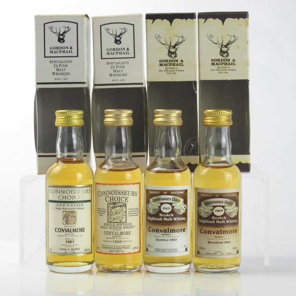 Convalmore Gordon and MacPhail Miniature Selection 4 x 5cl