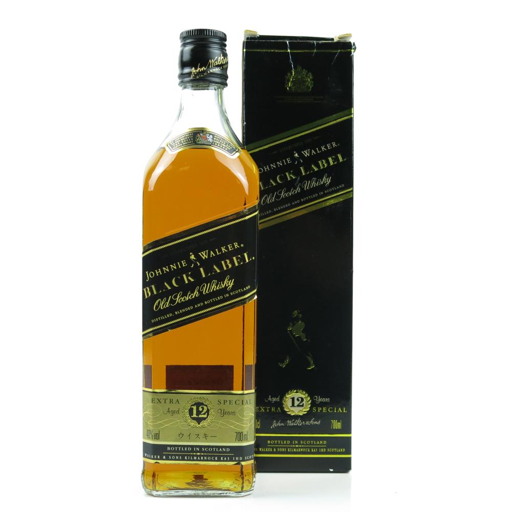 Johnnie Walker Black Label 12 Year Old / Asian Import