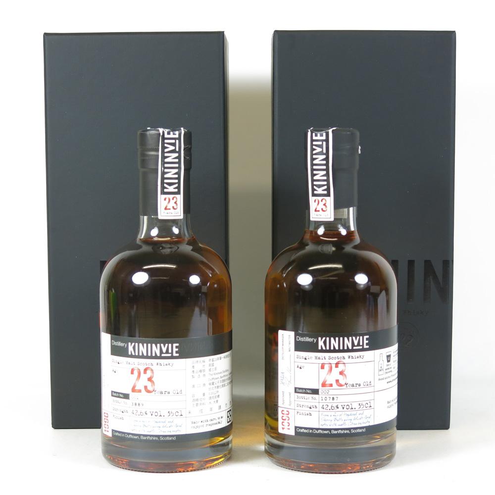 Kininvie 1990 23 Year Old Batch #001 and #002 2 x 35cl