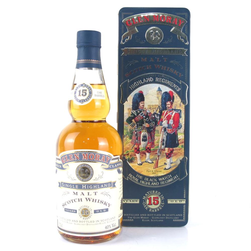 Glen Moray 15 Year Old Black Watch Tin