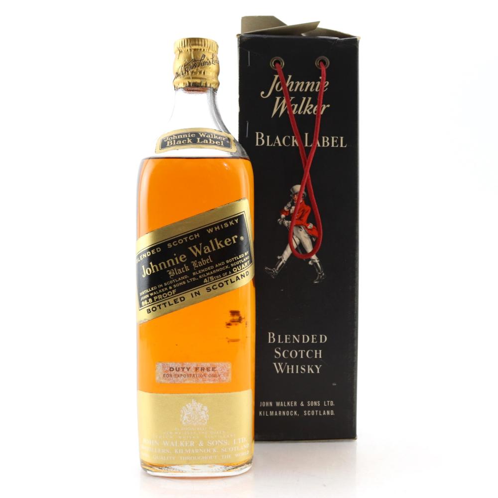 Johnnie Walker Black Label circa 1960s