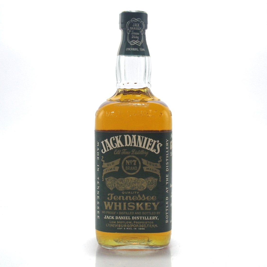 Jack Daniel's Old No.7 Green Label 1980s