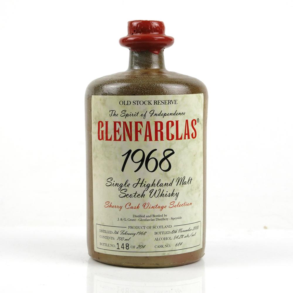 Glenfarclas 1968 Old Stock Reserve Decanter Cask #684