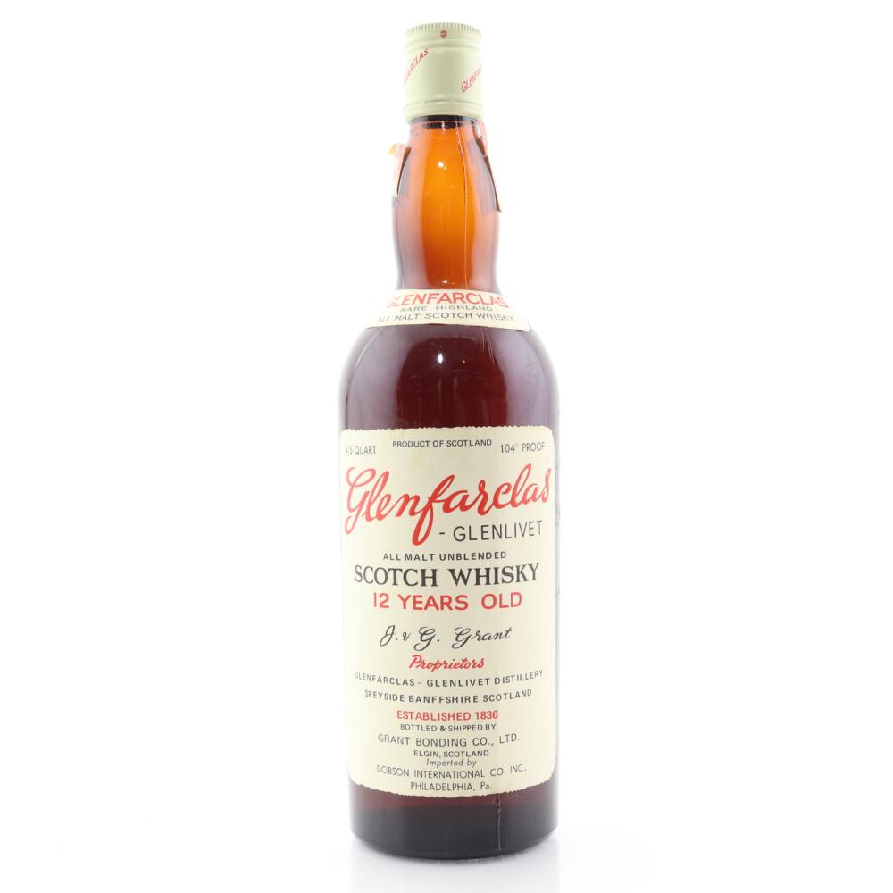 Glenfarclas 12 Year Old 104 Proof 1960s / US Import