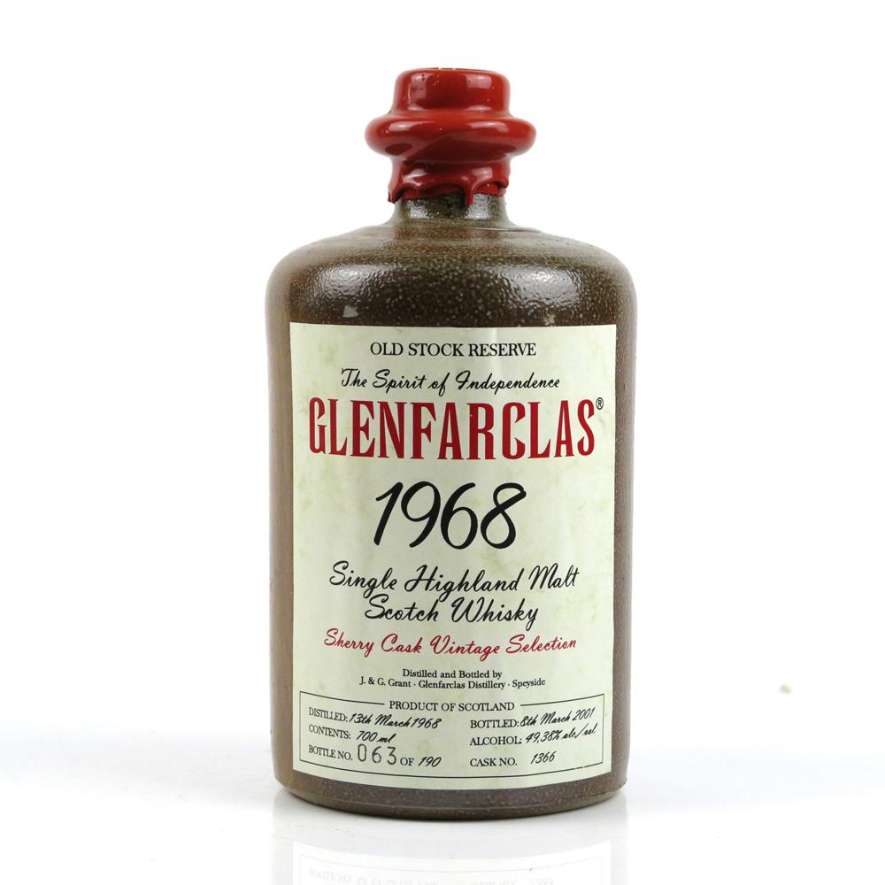 Glenfarclas 1968 Old Stock Reserve Decanter Cask #1366