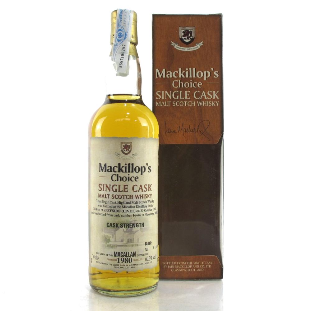 Macallan 1980 Mackillop's Choice 20 Year Old