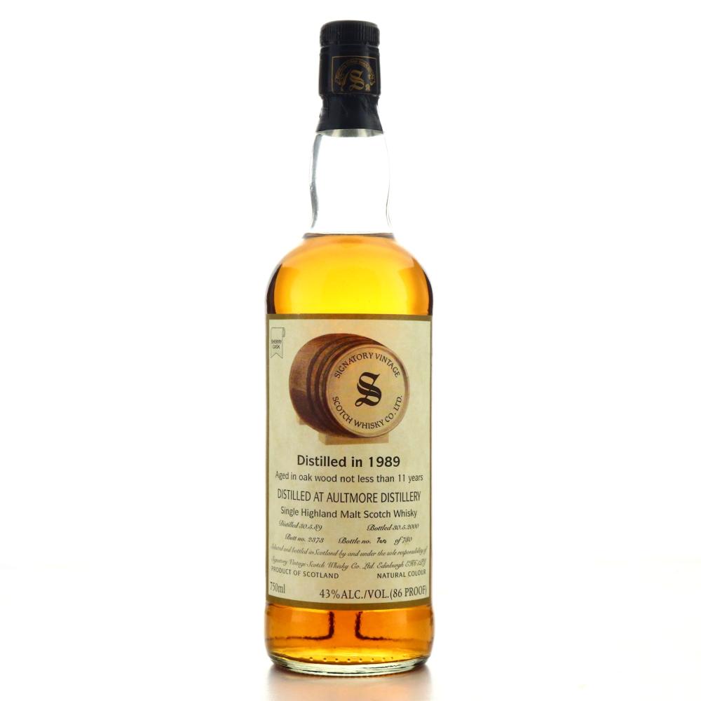 Aultmore 1989 Signatory Vintage 11 Year Old 75cl / US Import
