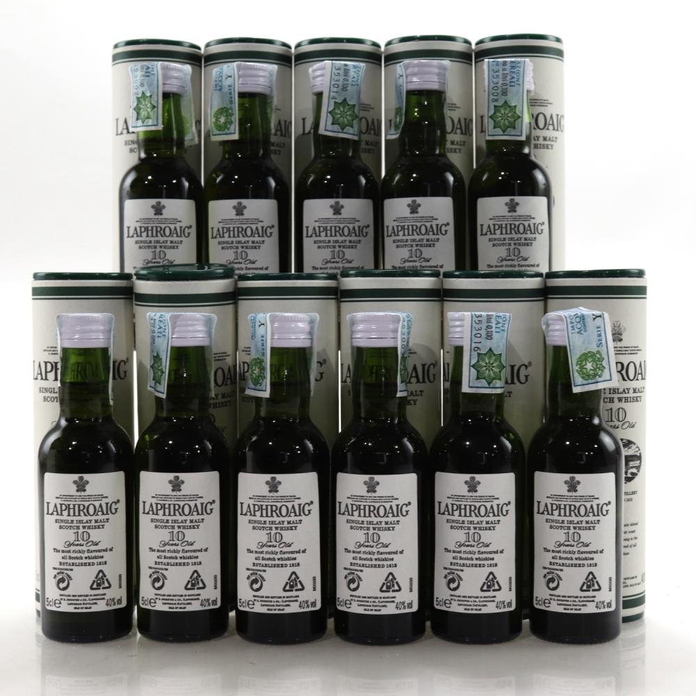 Laphroaig 10 Year Old Miniature 11 x 5cl / Case