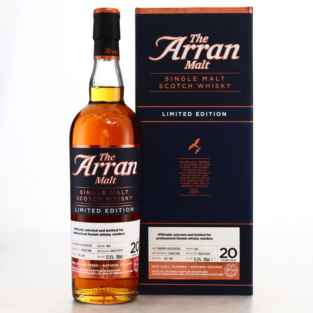 Arran 1996 Single Sherry Cask 20 Year Old #6002 / Danish Retailers