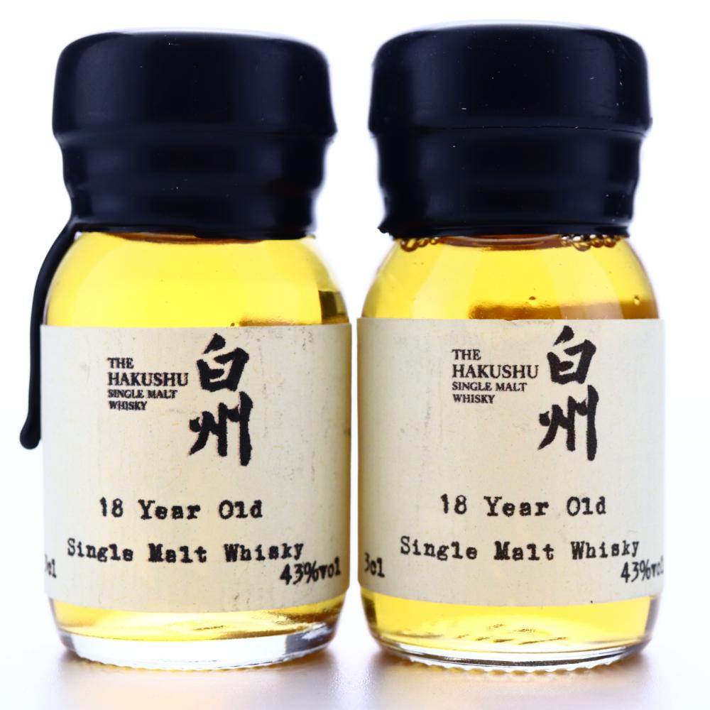 Hakushu 18 Year Old Miniature 2 x 3cl