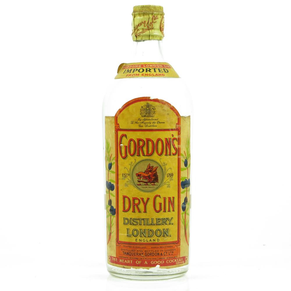 Gordon's London Dry Gin 1950/60s